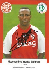 Macchambes Younga-Mouhani - Red and White Food - 2005/2006 Season - Autograph Card