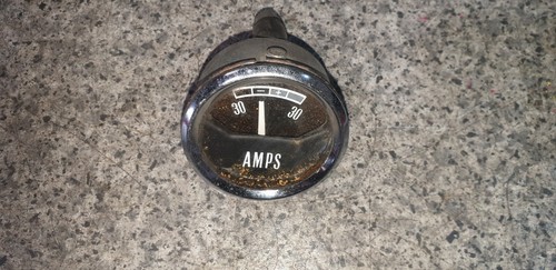 Classic Amperemeter Ampere Gauge, 52mm Durchmesser, +- 30 Ampere - Bild 2 von 6