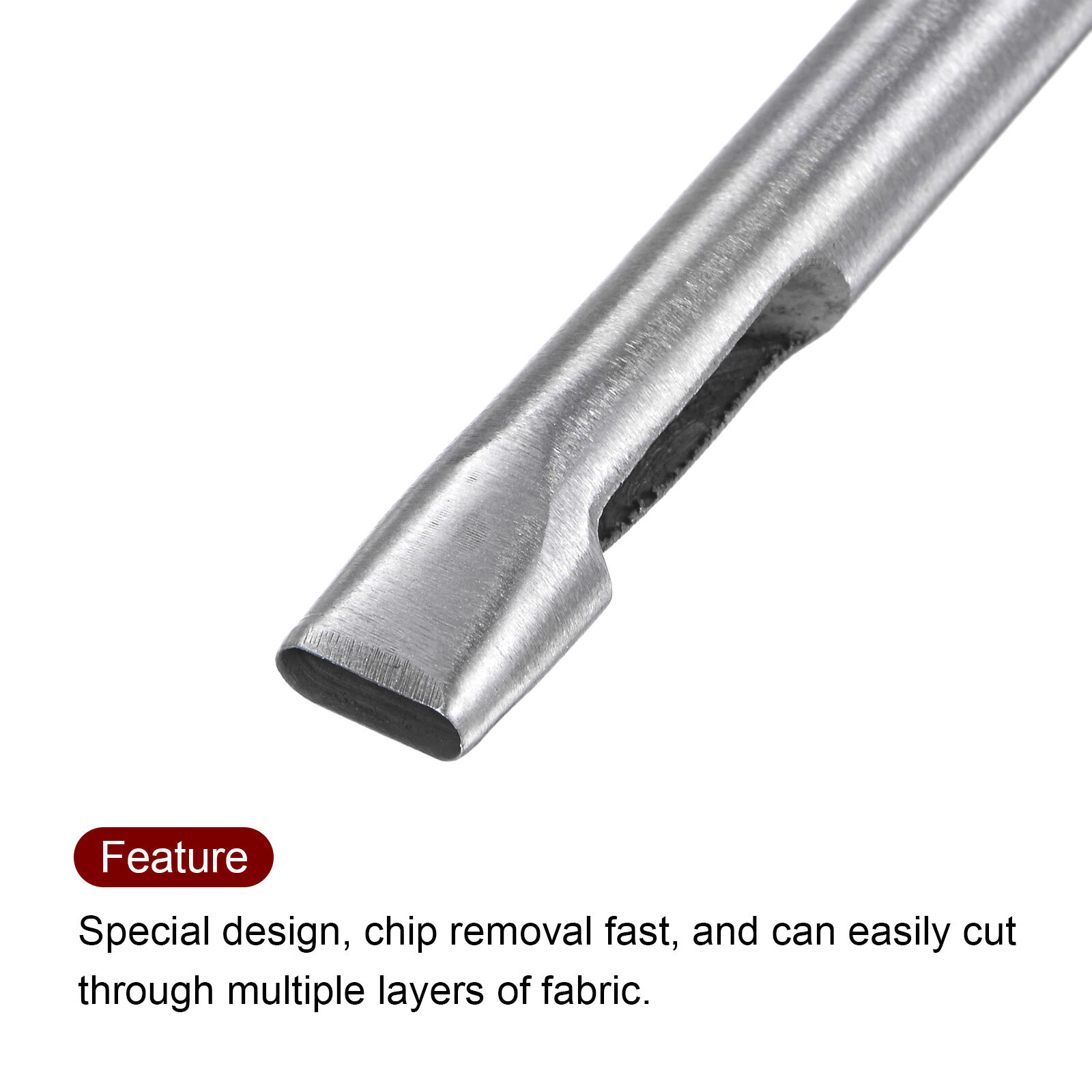 2pcs Oval Hole Punch 3x9mm Leather Hollow Cutter Oblong Punch Die for