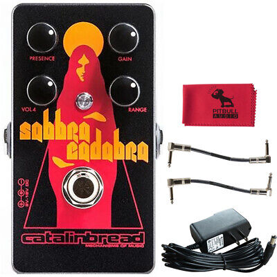 Catalinbread Sabbra Cadabra Distortion Guitar Pedal w/ PSU, Patch Cables &  Cloth | eBay