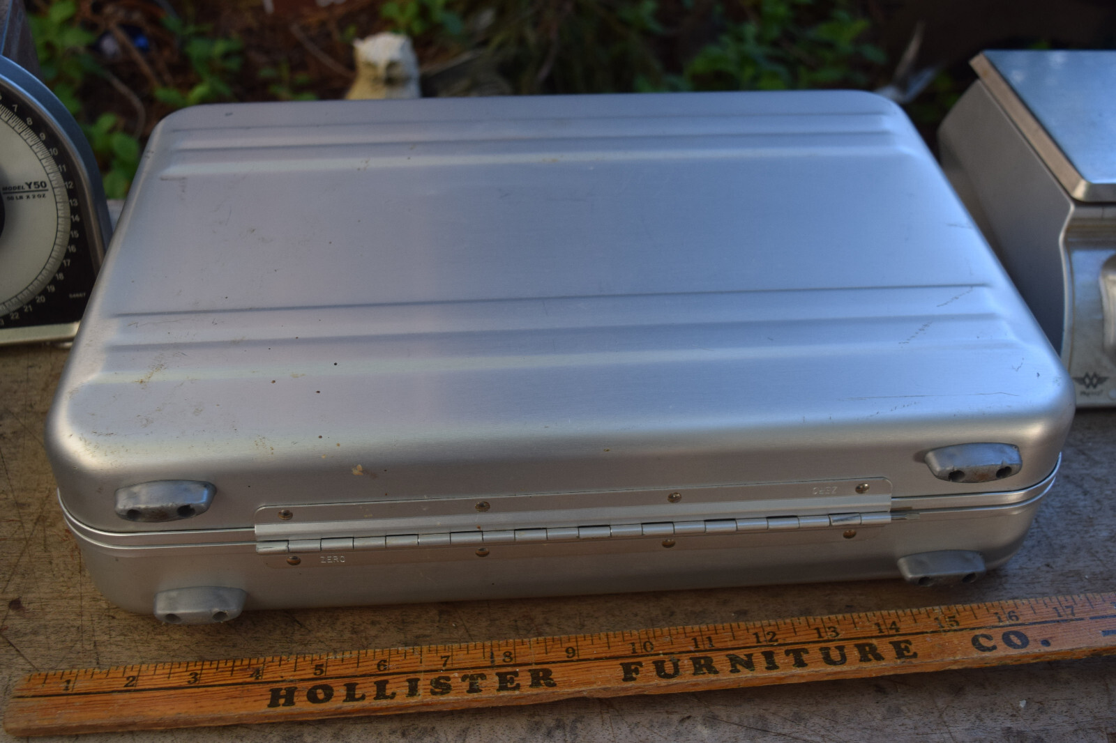 Zero Halliburton Aluminum Laptop Computer Hard Briefcase w/ Combination