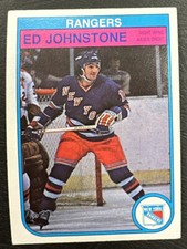1982-83 O-Pee-Chee OPC Hockey - #226 Ed Johnstone - New York Rangers