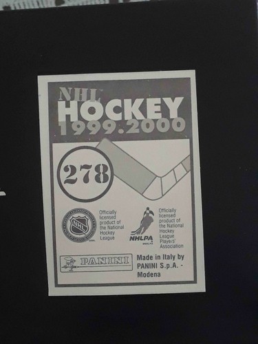 Panini NHL Hockey 1999 2000 99 00 ELIGE CUALQUIER PEGATINA CASI NUEVA/COMO NUEVA #201-360# - Imagen 143 de 297
