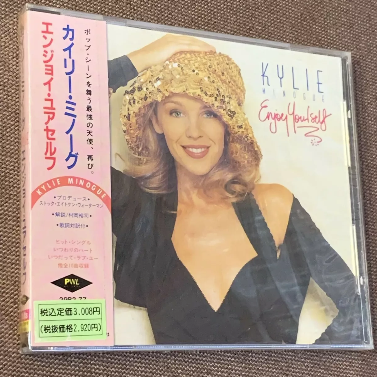 Sealed KYLIE MINOGUE Enjoy Yourself JAPAN CD 29B2-77 w/ OBI Tears on plastic