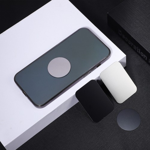 12 Pcs Universal Magnet Round Rectangular Stickers Mount Metal Plate - 第 7/11 張圖片