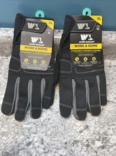 Wells Lamont Work & Home HI-Dexterity Synthetic Leather XL 2 Pairs ~NWT￼