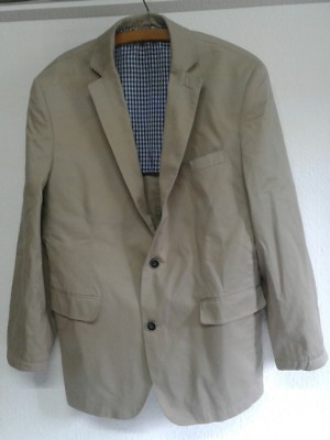 Herren Jackett Janker Blazer Roberto Lorini Größe 25 beige 