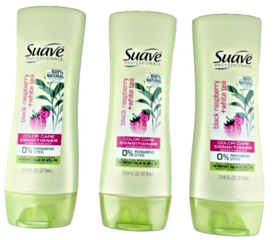 Suave Professionals Black Raspberry+White Tea Color Care Conditioner 3 X 12.6oz