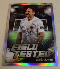 2022 Topps Chrome Chicharito MLS Field Tested FT-8 LA Galaxy Soccer Card