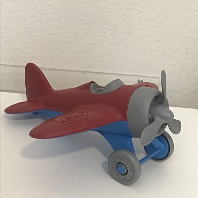 Green Toys Airplane - BPA Free Phthalates Free Red Aero Plane for Improving A