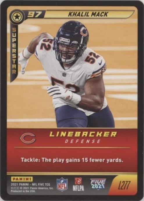 2021 Panini NFL Five TCG Khalil Mack #L277 - 1 of 2
