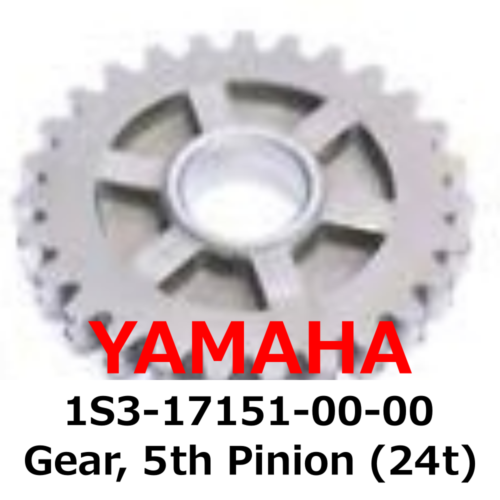 【NEUF】Équipement authentique Yamaha, 5ème pignon (24t) 1S3-17151-00-00 directement du Japon - Photo 1 sur 1