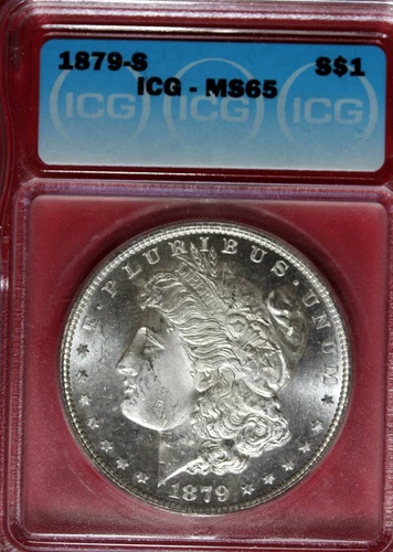 1879 - S ICG MS65 MORGAN DOLLAR!!  #B48544