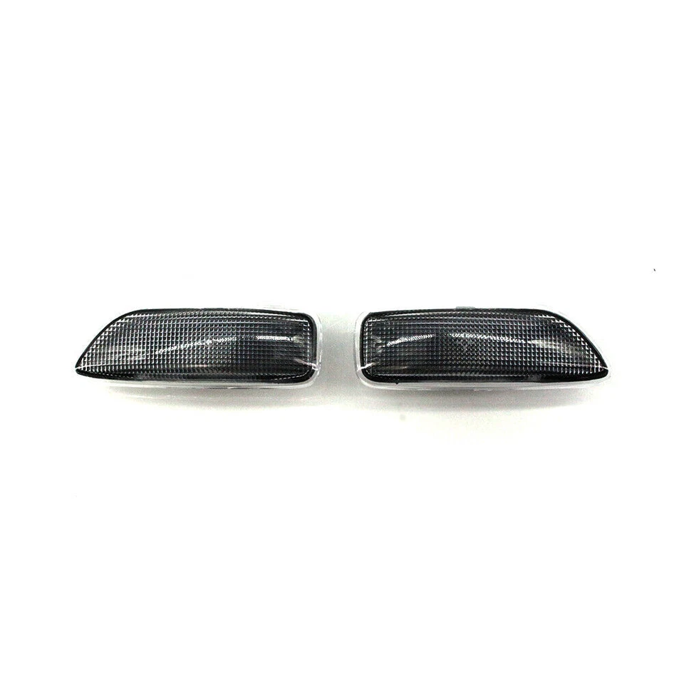 For VOLVO S60 V70 S80 XC70 XC90 Left&Right Marker Light Bumper Turn Signal Black - Image 3 of 4