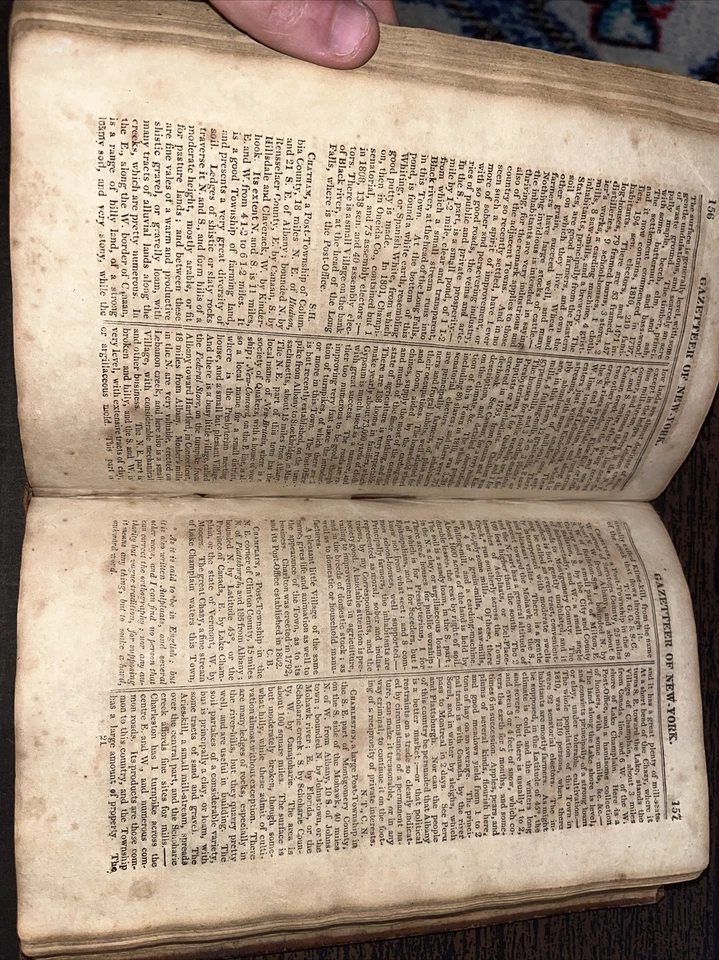 a gazetteer of the state of new york por Horatio Spafford 1813 - Imagem 4 de 4