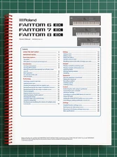 Roland Fantom 8 EX — 7 in 1 Owners Manual User Reference — 510 Pages — USA Made