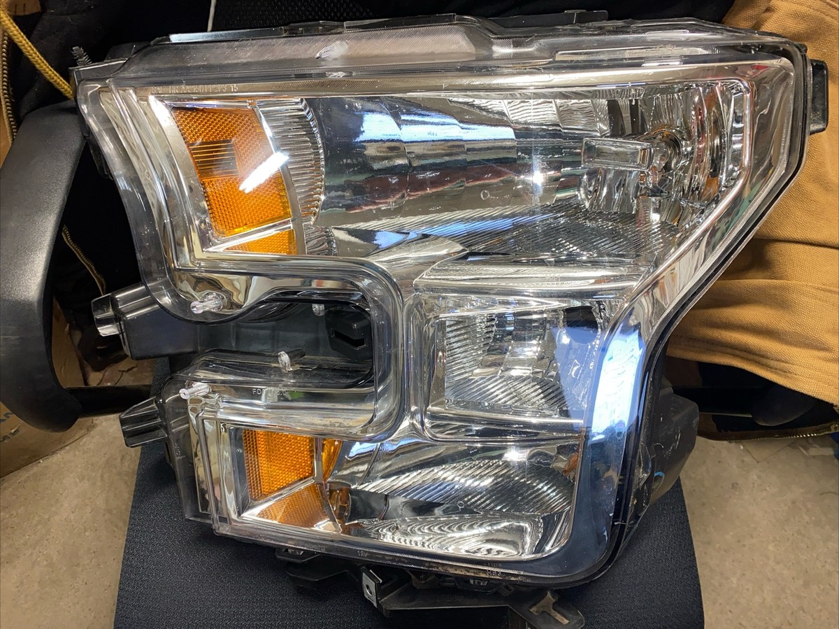 15-17 Ford F-150,LH Driver Side Headlight Headlamp Halogen,OEM 