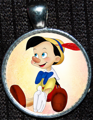 Pinocchio Jiminy Cricket Geppetto WDW Disney Villain Jewelry Pendant  Necklace