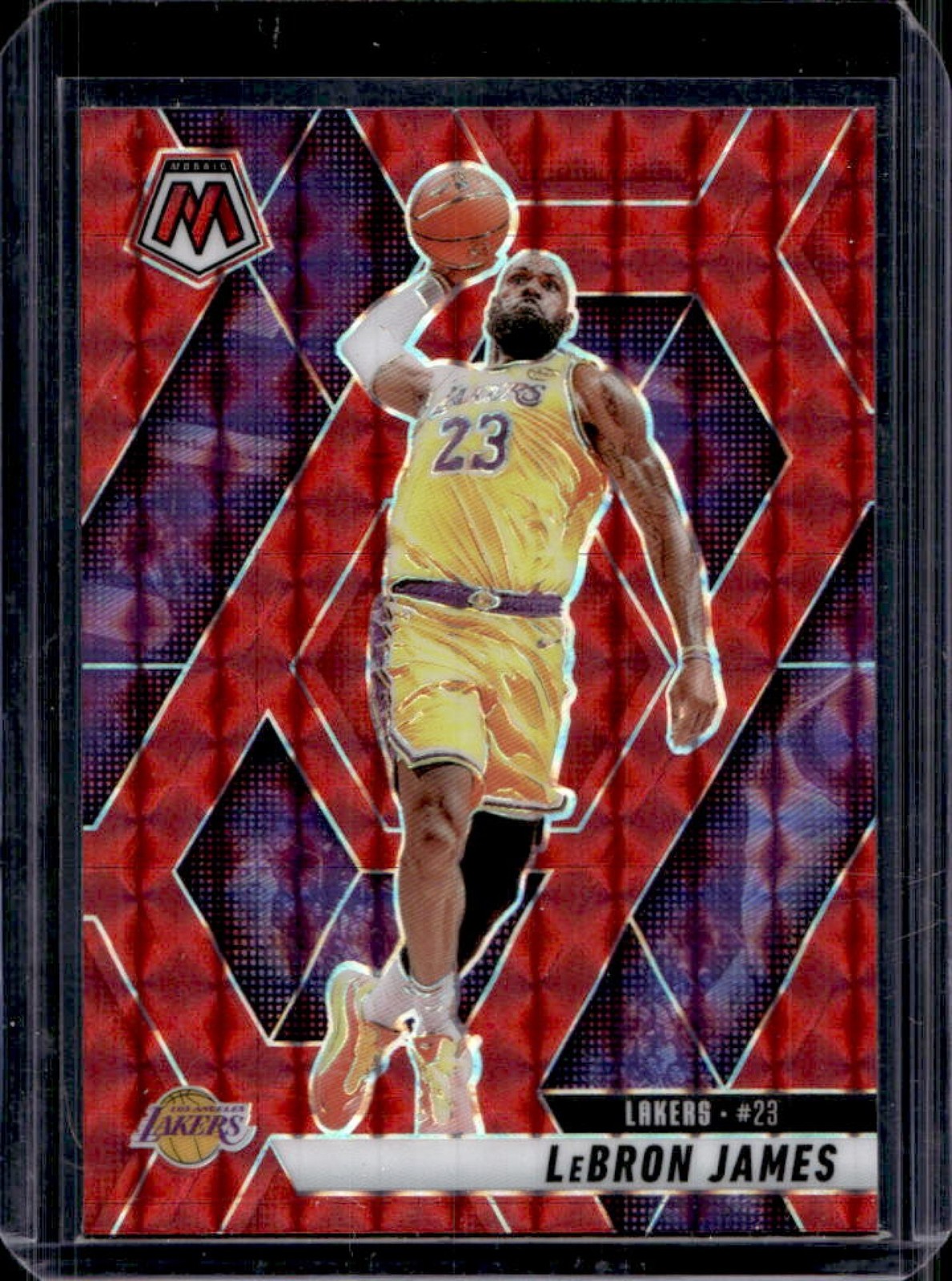 2024-25 Mosaic LeBron James Red #180 Lakers