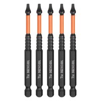 "5X 1/4\" SQ2 Magnetbits 4\" LäNge FüR Schraubendreher"