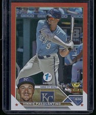 2023 Topps 1st Edition #302 Vinnie Pasquantino Orange Foil #/75