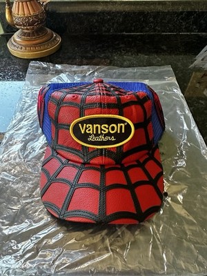 Supreme x Vanson Leathers Spider-Man Mesh Back 6-Panel Hat