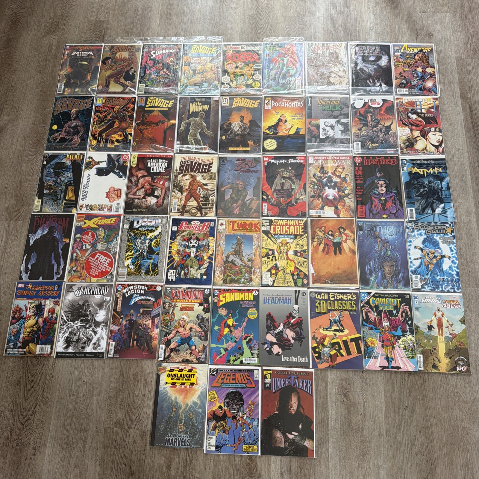 Lot Of 45 comic Books Comics Nice Collection VF-NM Bagged All #1 First Issues