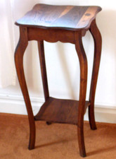 antiker Blumenständer Blumensäule Jugendstil Höhe 70 oben 36x36 cm