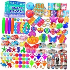150-Pack Fidget Toys for Kids 8-12 4-8 - Treasure Box Party Favors