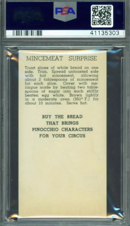 1930 's D64 Walt Disney's Pinocchio Circus Performers "GEPPETTO'S HOME"  PSA 8 - Image 2 of 2