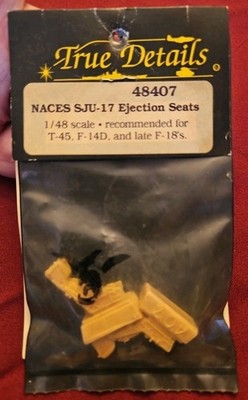 True Details 1/48 NACES SJU-17 Ejection Seats for T-45, F-14D & late F-18 48407