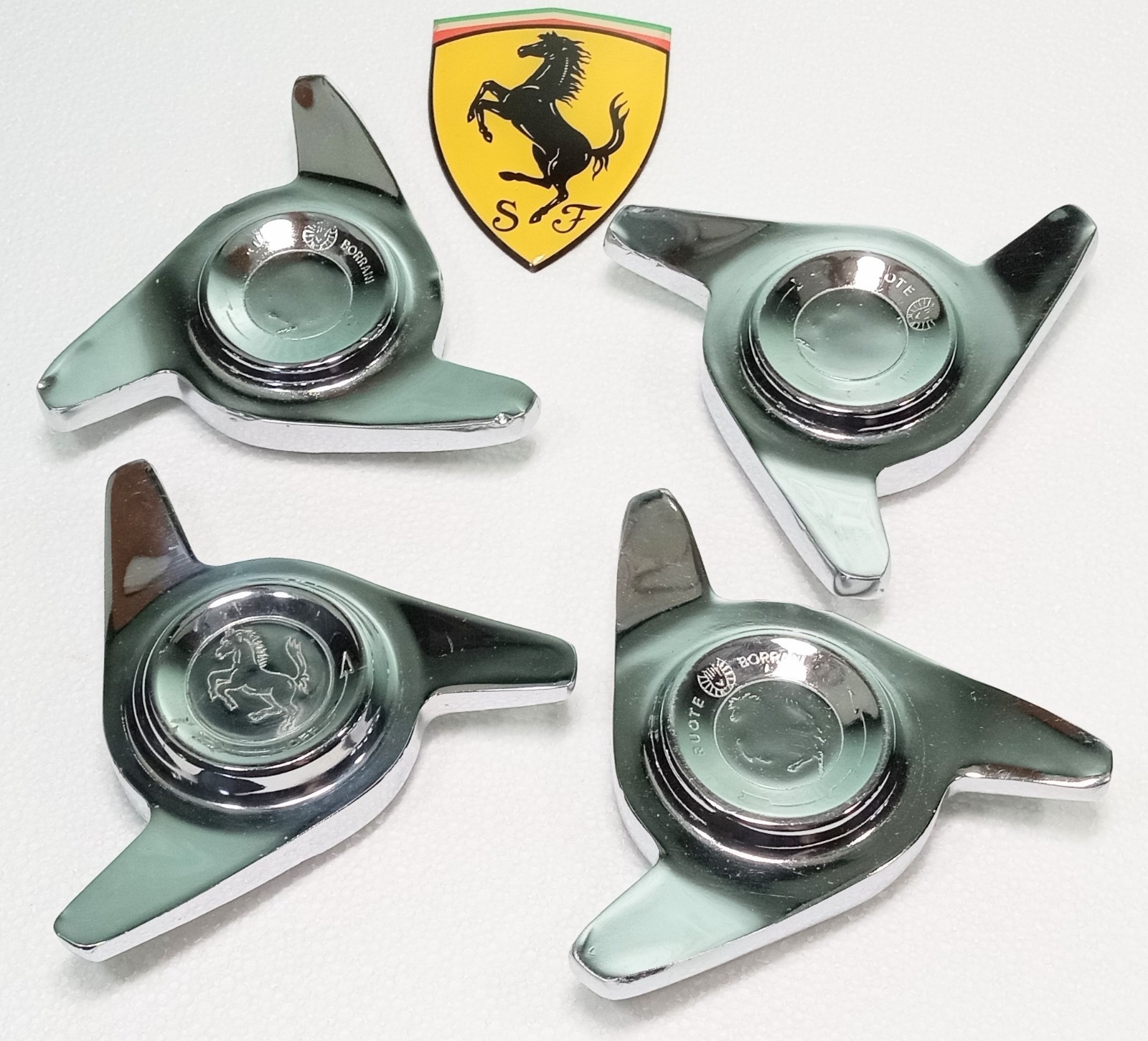 Ferrari Boranni Wheel Knock Off Nuts_Curved Ears_32 Rudge_275 GTS_GTB/4_330_365