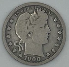 1900-S Barber / Liberty Head Quarter – 25 Cents (Silver)
