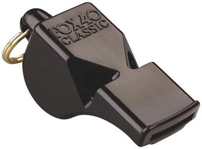 Fox 40 Classic Whistle Black Black