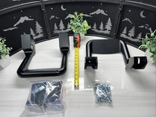 2 Steps Black Aluminum For Most Pickup Trucksuv Side Hoop Steps 12 Width