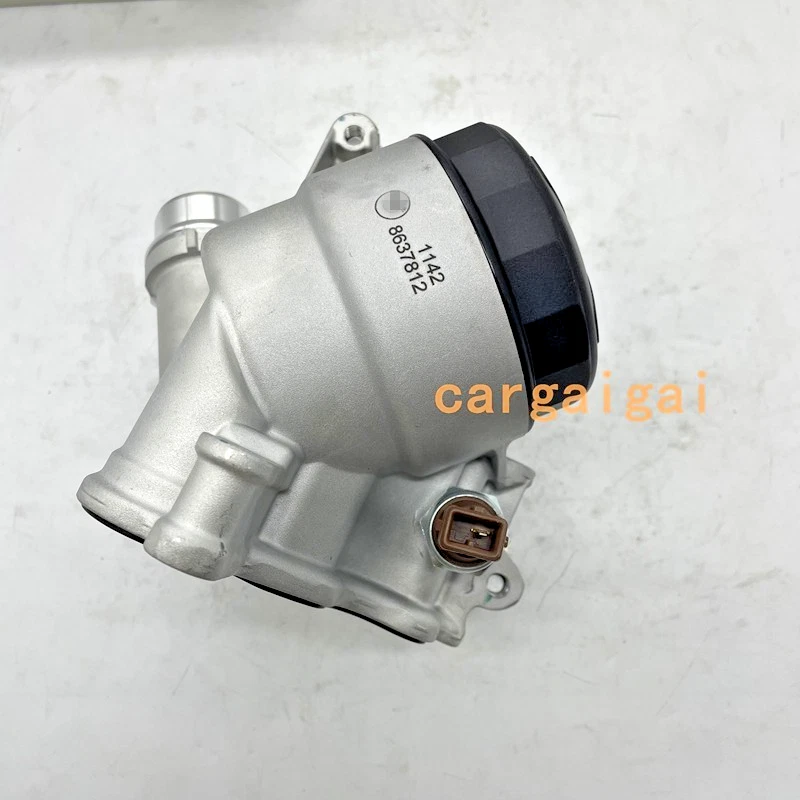 Engine Oil Cooler Filter Housing w/ Gaskets 11427516383 Fits for BMW X3 X1 528i Foto 2 de 4