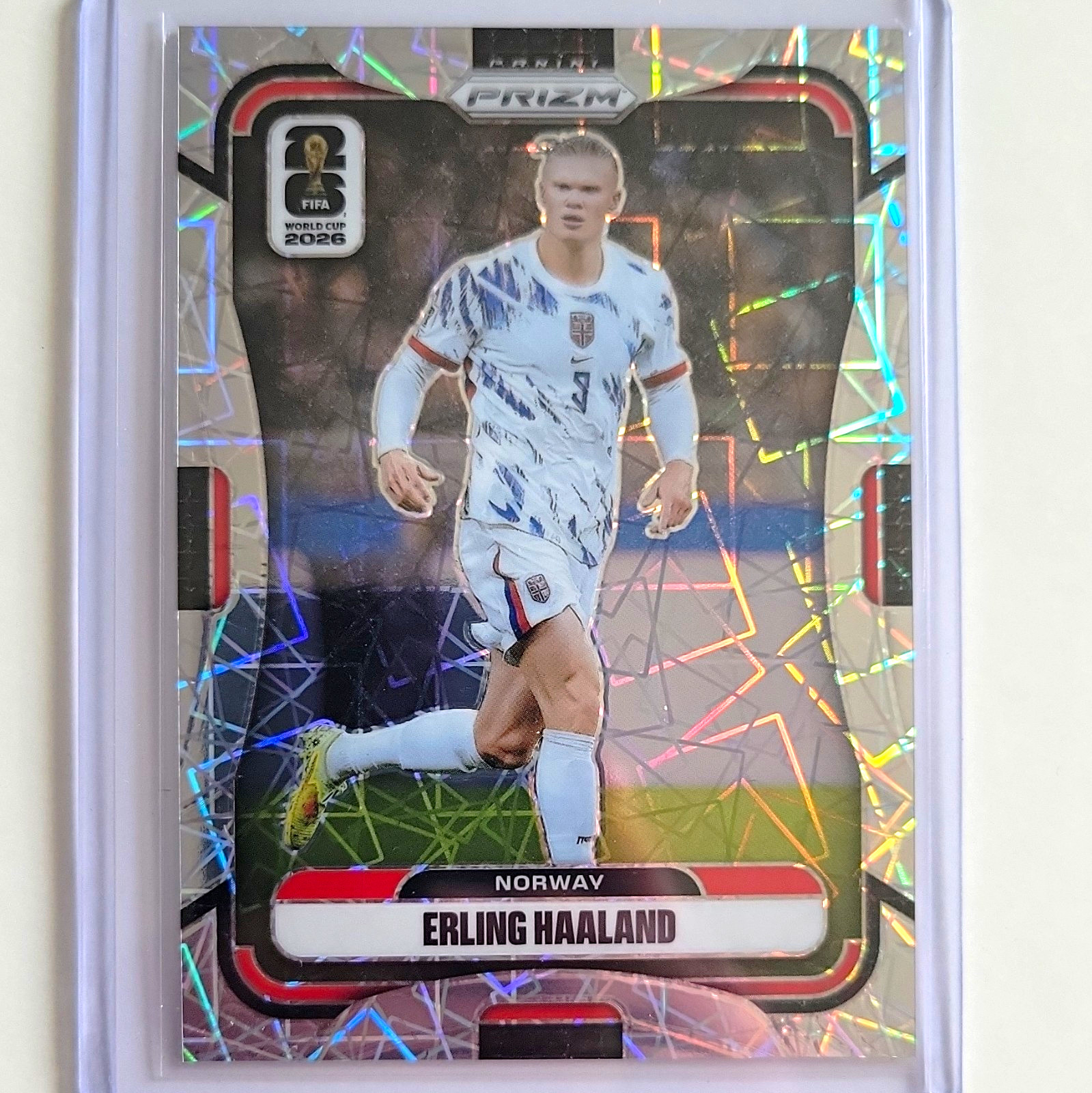 Panini Prizm FIFA World Cup 2026 Erling Haaland Lazer Prizm #333 Norway