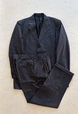 Canali Super 120s Wool Suit Italy IT 52 US 42 Blue