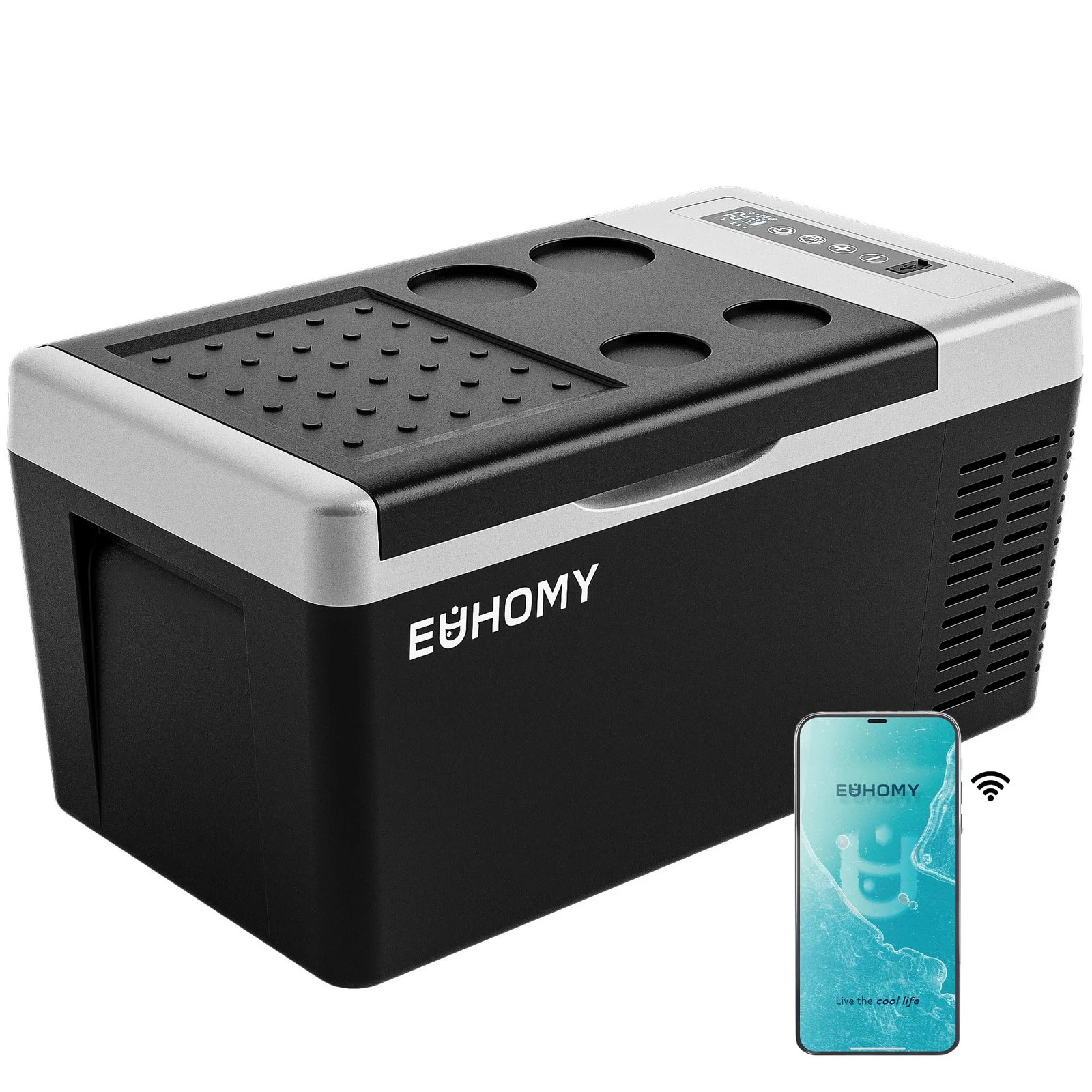 EUHOMY 12 Volt Refrigerator 19QT(18L) Compressor Electric Cooler APP Control Car
Opens in a new wind