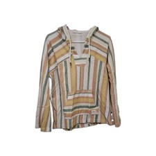 ROXY Womens Pullover Hoodie M Multicolor Stri...