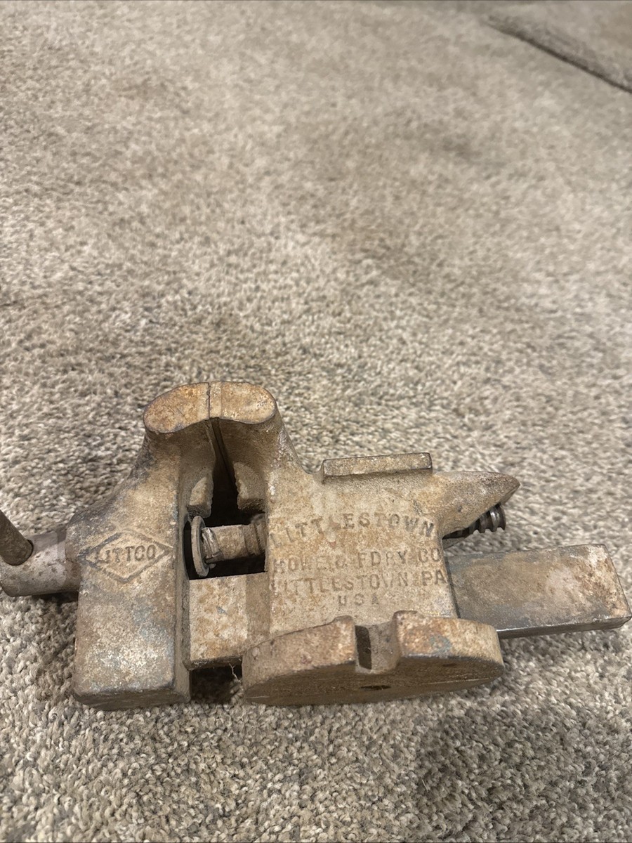 Littlestown (LITTCO) Solid Base Bench Vise No.112 Original Paint