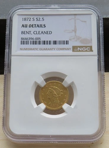 1872-S Liberty Quarter Eagle — photo from the most recent tracked eBay sale
