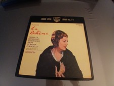 2 LP box Puccini La Boheme Serafin Tebaldi Bergonzi Japan