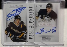 RON FRANCIS / NEAL 2013-14 Panini National Treasures Past & Present Auto 07/99