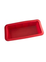 Silikon Backform Kasten Rot 29 Cm Lang 8 Cm Hoch Backen Springform