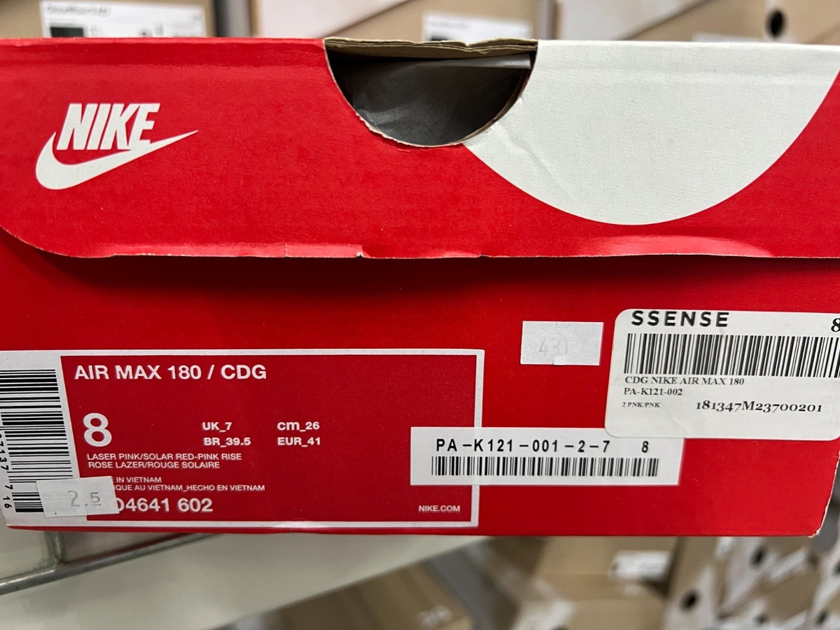 Nike Air Max 180 CDG Comme des Garçons Men