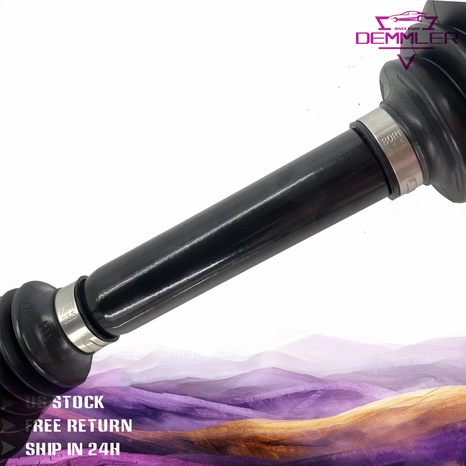 New Pair For Bentley Continental GTC 03-12 Front Axle CV Joints CVJ Drive Shafts