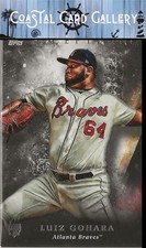 Luiz Gohara 2018 Topps Inception #51 RC Atlanta Braves