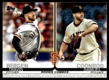 2019 Topps Update Travis Bergen/Samuel Coonrod San Francisco Giants #US238