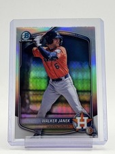WALKER JANEK 2025 BOWMAN DRAFT CHROME REFRACTOR #BDC-45 ASTROS Q5531